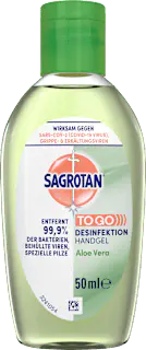 Sagrotan Handdesinfektionsgel Aloe Vera, Reisegröße, 50 ml