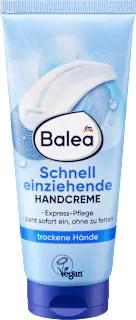 Balea Handcreme schnell einziehend, trockene Haut, 100 ml