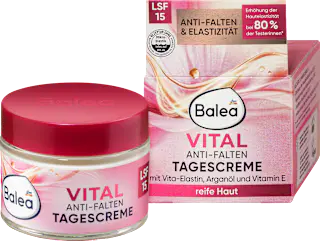 Balea Gesichtscreme Anti Falten Vital LSF15, 50 ml