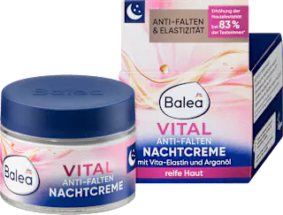 Balea Nachtcreme Anti Falten Vital regenerierend, 50 ml
