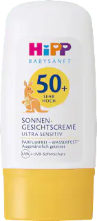 HiPP Babysanft Sonnencreme Gesicht Kids, ultra sensitiv, LSF 50+, 30 ml