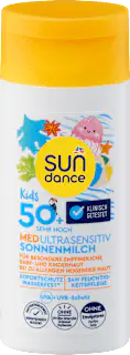SUNDANCE Sonnenmilch Kids ultra sensitiv MED, LSF 50+, Reisegröße, 50 ml