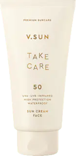V.SUN Sonnencreme Gesicht 'take care' LSF 50, 75 ml