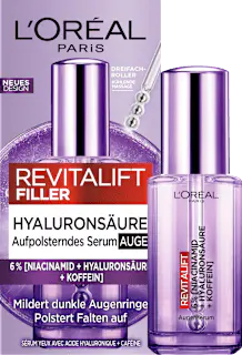 L'ORÉAL PARiS REVITALIFT Augenserum Revitalift Filler Hyaluron + Koffein, 20 ml