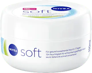 NIVEA Feuchtigkeitscreme soft im Tiegel, 100 ml