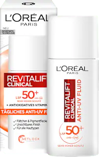 L'ORÉAL PARiS REVITALIFT Gesichtsfluid Revitalift Clinical, Vitamin C, LSF 50+, 50 ml