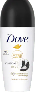 Dove Antitranspirant Deo Roll-on Advanced Care Invisible Dry, 50 ml