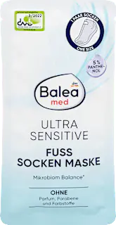 Balea med Fußmaske Socken Ultra Sensitive, (1 Paar), 2 St