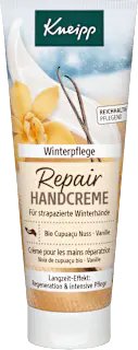 Kneipp Handcreme repair Winterpflege, Cupuaco Nuss & Vanille, 75 ml