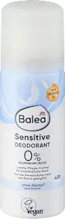 Balea Deospray Sensitive, Reisegröße, 50 ml
