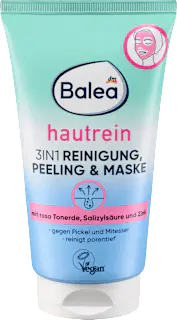 Balea Reinigung Peeling & Maske hautrein 3in1, 150 ml