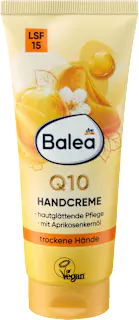 Balea Handcreme Q10 mit Aprikosenöl und LSF15, 100 ml