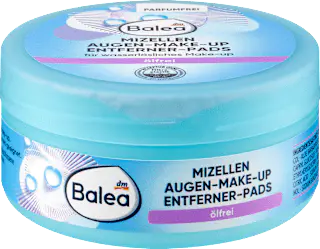 Balea Augen Make-up Entfernerpads ölfrei, 50 St
