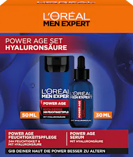 L'ORÉAL PARiS MEN EXPERT Geschenkset Power Age mit Hyaluronsäure 2tlg, 1 St