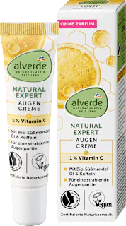 alverde NATURKOSMETIK Augencreme Natural Expert Vitamin C, 15 ml