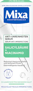 Mixa Serum Anti-Unreinheiten, Niacinamide, 30 ml