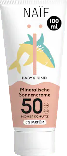 NAIF Sonnencreme Baby & Kids LSF 50+, 100 ml
