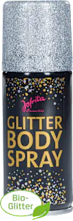 Jofrika Glitter Bodyspray, silber, 100 ml