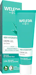 WELEDA Gesichtscreme Gel 48H Hydration, 30 ml
