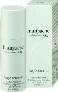 hautsache Gesichtscreme hautverfeinernd LSF 50+, 50 ml