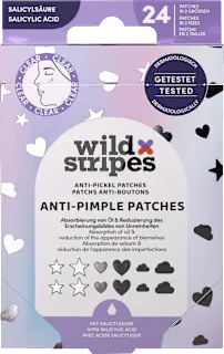 Wild Stripes Anti Pickel Patches Holo Clear, 24 St