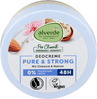 alverde NATURKOSMETIK Deocreme Pure & Strong, 50 ml