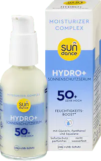 SUNDANCE Sonnenserum Gesicht hydro+ , LSF 50+, 50 ml