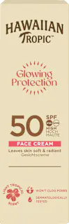 Hawaiian Tropic Sonnencreme Gesicht glowing protection LSF 50, 50 ml