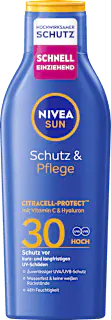 NIVEA SUN Sonnenmilch Schutz & Pflege LSF 30, 200 ml