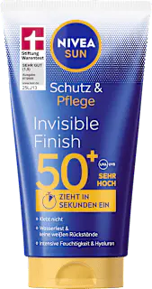NIVEA SUN Sonnenmilch invisible finish, Schutz & Pflege, LSF 50+, 150 ml