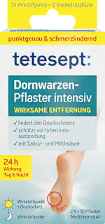 tetesept Dornwarzen Pflaster intensiv, 12 St