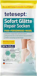 tetesept Fußmaske Socken, Sofort Glätte Repair (1 Paar), 2 St