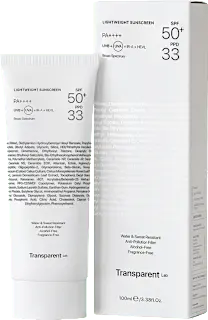 Transparent Lab Sonnencreme Gesicht Lightweight LSF 50+, 100 ml
