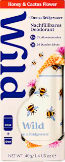 Wild Deostick Honey & Cactus Flower + Nachfüllpack, 40 g