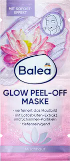 Balea Gesichtsmaske Glow Peel- Off (2x8 ml), 16 ml