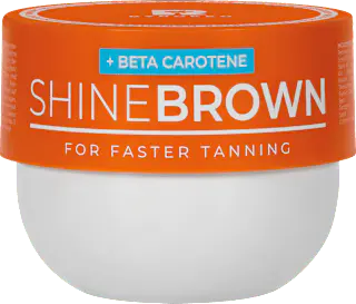 Byrokko Bräunungsbeschleuniger Creme shine brown mit Beta Carotin, 210 ml