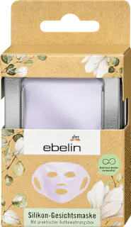 ebelin Gesichtsmaske Silikon, wiederverwendbar, 1 St
