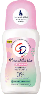 CD Deo Roll-on Girl-Power-Duft, Mein erstes Deo, 50 ml