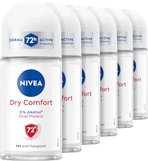NIVEA Antitranspirant Deo Roll-on Dry Comfort (6x50 ml), 300 ml