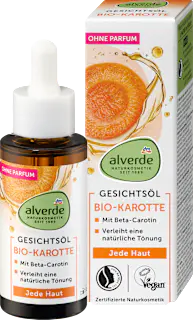 alverde NATURKOSMETIK Gesichtsöl Bio-Karotte, 30 ml