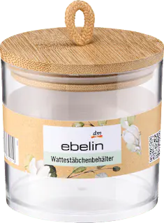 ebelin Wattestäbchenbehälter transparent, 1 St