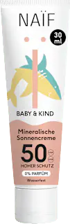 NAIF Sonnencreme Baby & Kids LSF 50, 30 ml