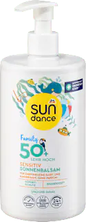 SUNDANCE Sonnencreme sensitiv family, LSF 50+, 750 ml