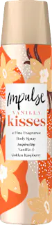 Impulse Bodyspray VANILLA kisses, 75 ml