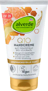 alverde NATURKOSMETIK Handcreme Q10 mit LSF 20, 75 ml