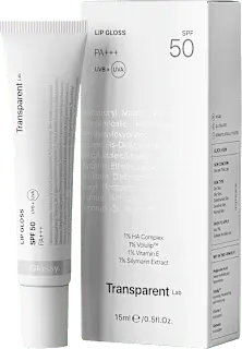 Transparent Lab Lipgloss Clear LSF 50, regenerierend, 15 ml