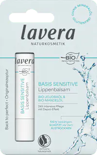 lavera NATURKOSMETIK Lippenbalsam Basis Sensitiv, 4,5 g