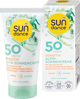 SUNDANCE Sonnencreme Alpin sensitiv mit Kälteschutz, LSF 50, 50 ml