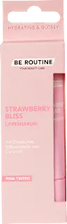 BE ROUTINE Lippenserum Strawberry Bliss Hydrating & Glossy, 12 g