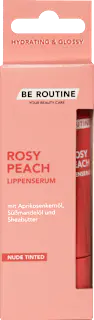 BE ROUTINE Lippenserum Rosy Peach Hydrating & Glossy, 12 g